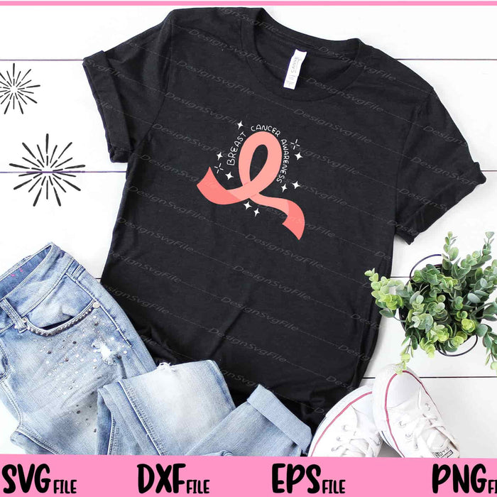 Breast Cancer Awareness Svg Cutting Printable Files  - Premium Cutting Files in SVG, PNG & EPS Formats - Premium SVG Cutting Files for Crafts