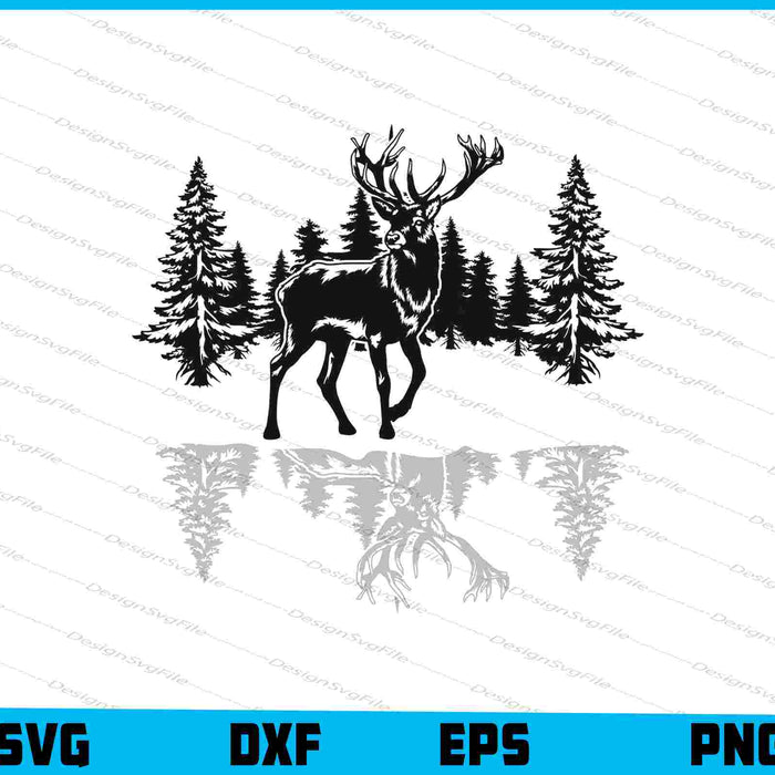 Buck Hunting Charcuterie SVG