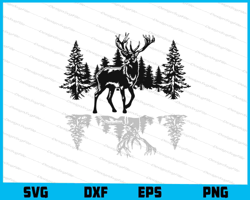 Buck Hunting Charcuterie SVG