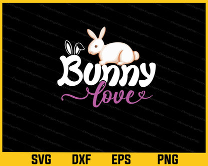 Bunny Love Svg Cutting Printable File  - Premium Cutting Files in SVG, PNG & EPS Formats - Premium SVG Cutting Files for Crafts