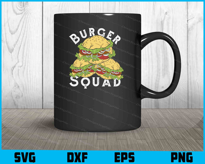 Burger Squad Vintage Food Lover