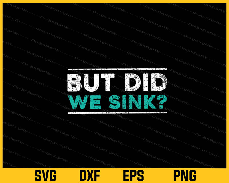 But Did We Sin svg