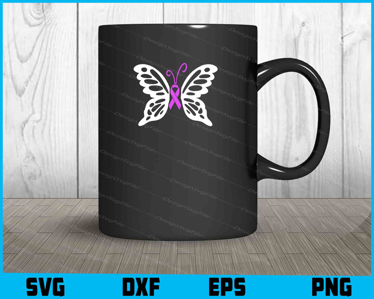 Butterfly Breast Cancer Svg Cutting Printable File  - Premium Cutting Files in SVG, PNG & EPS Formats - Premium SVG Cutting Files for Crafts