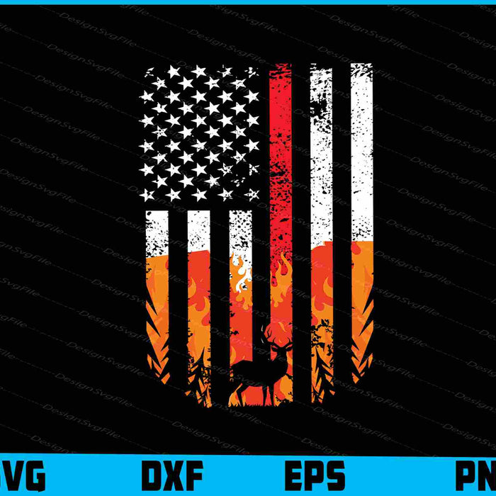 California Firefighter US Flag Shirt