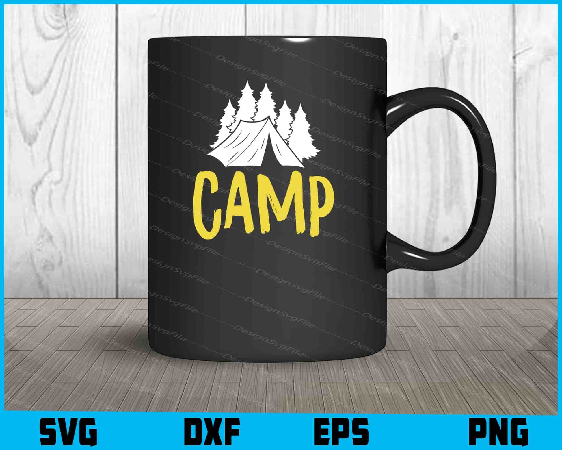 Camp SVG PNG Design Printable File  - Premium Cutting Files in SVG, PNG & EPS Formats - Premium SVG Cutting Files for Crafts