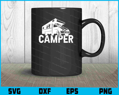 Camper Bus Svg Png Dxf Digital Cutting File  - Premium Cutting Files in SVG, PNG & EPS Formats - Premium SVG Cutting Files for Crafts