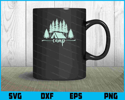 Camping SVG PNG Sublimation Files  - Premium Cutting Files in SVG, PNG & EPS Formats - Premium SVG Cutting Files for Crafts