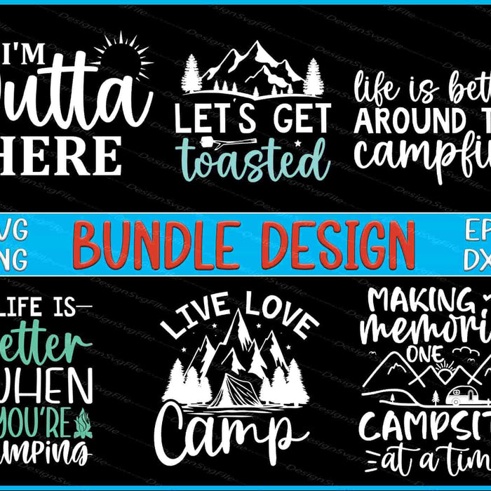 Camping Bundle SVG Love Camp PNG