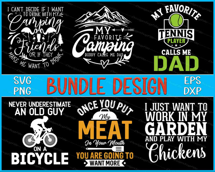 Collection of humorous and motivational quotes with graphics on a black background, featuring text and icons.