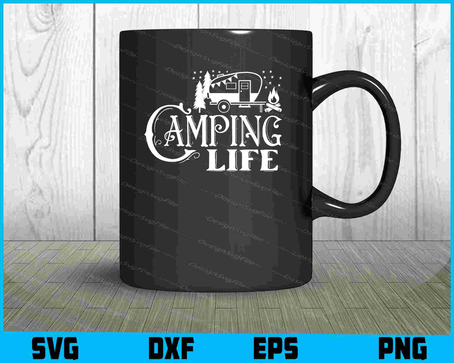 Camping Life SVG PNG Cutting File  - Premium Cutting Files in SVG, PNG & EPS Formats - Premium SVG Cutting Files for Crafts