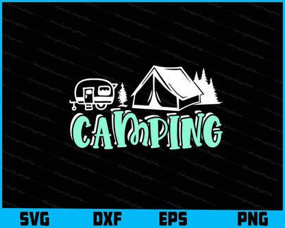 Camping Vintage SVG PNG Sublimation Files  - Premium Cutting Files in SVG, PNG & EPS Formats - Premium SVG Cutting Files for Crafts