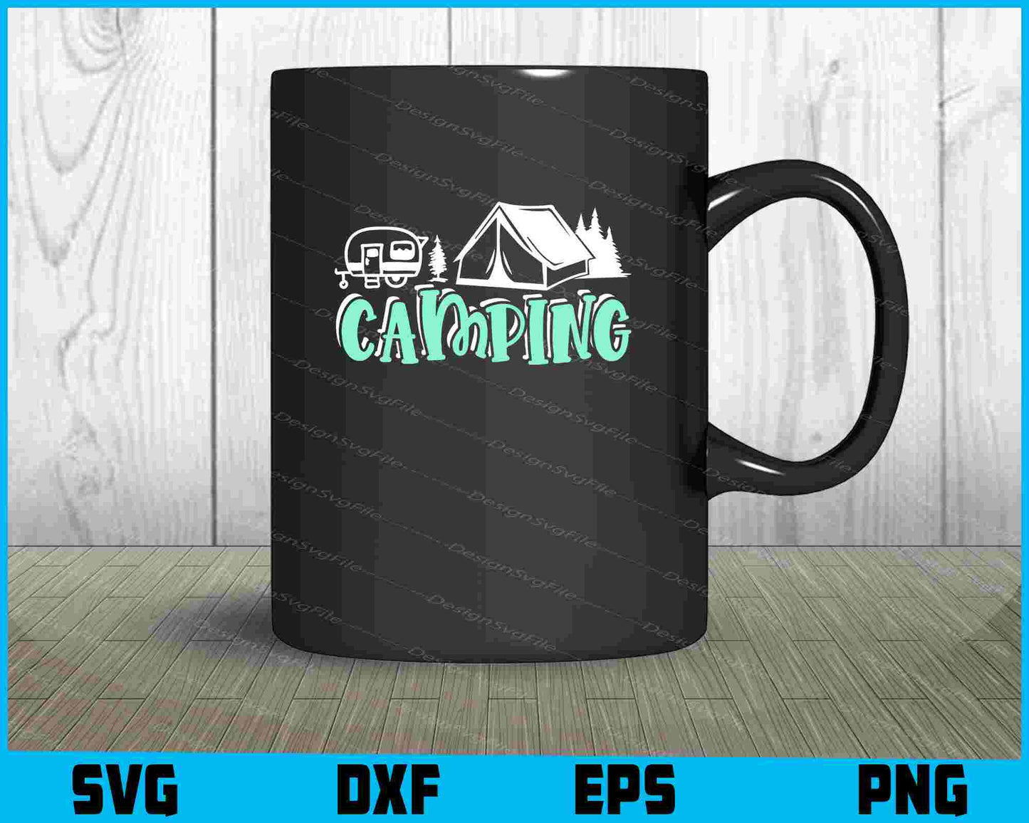 Camping Vintage SVG PNG Sublimation Files  - Premium Cutting Files in SVG, PNG & EPS Formats - Premium SVG Cutting Files for Crafts