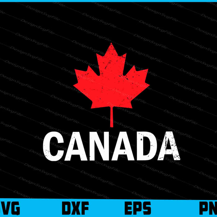 Canada Flag Canadian Maple SVG