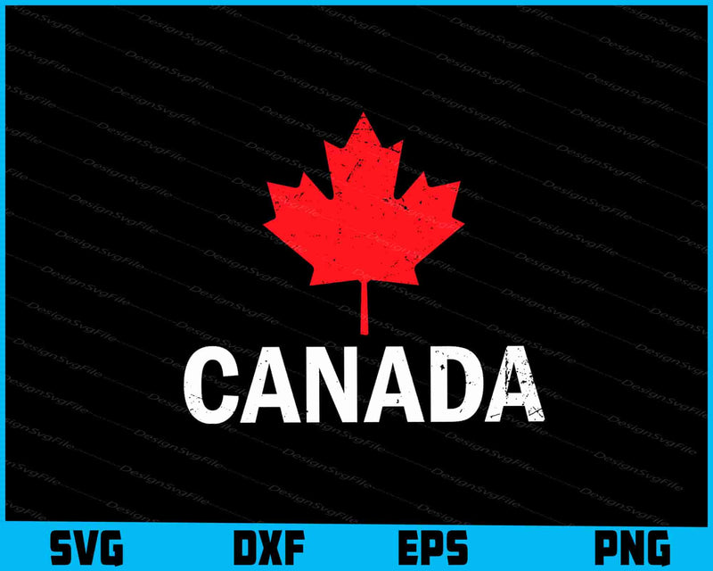 Canada Flag Canadian Maple SVG