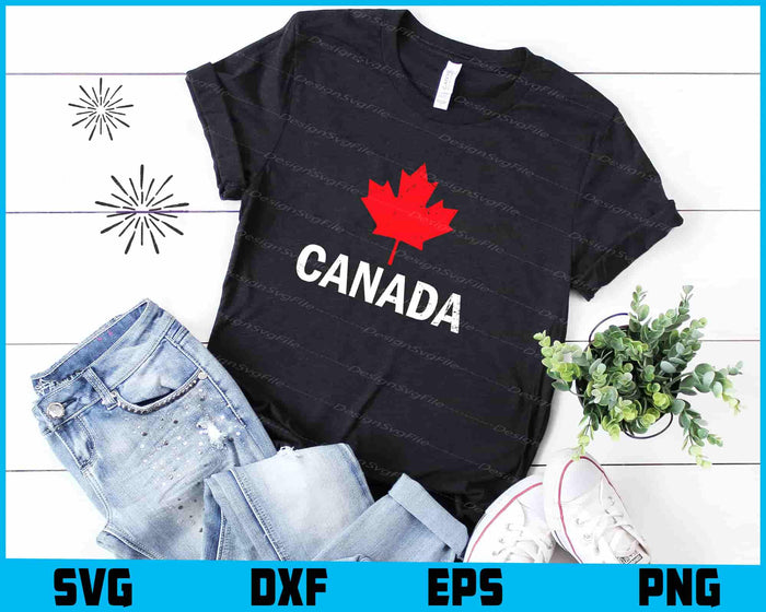 Canada Flag Canadian Maple SVG