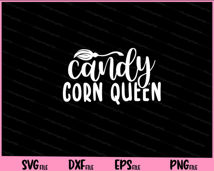 Candy Corn Queen Halloween Svg Cutting Printable Files  - Premium Cutting Files in SVG, PNG & EPS Formats - Premium SVG Cutting Files for Crafts