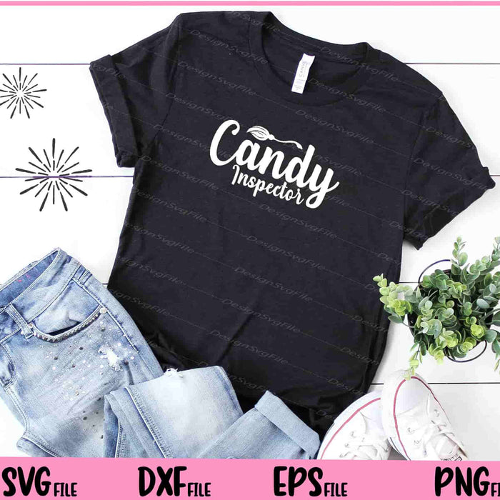 Candy Inspector Halloween Svg Cutting Printable Files  - Premium Cutting Files in SVG, PNG & EPS Formats - Premium SVG Cutting Files for Crafts