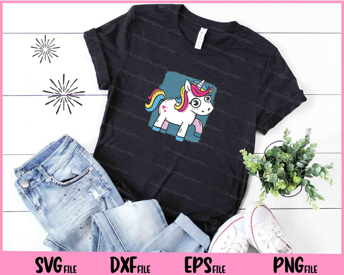 Cartoon Unicorn Creature Svg Cutting Printable Files  - Premium Cutting Files in SVG, PNG & EPS Formats - Premium SVG Cutting Files for Crafts