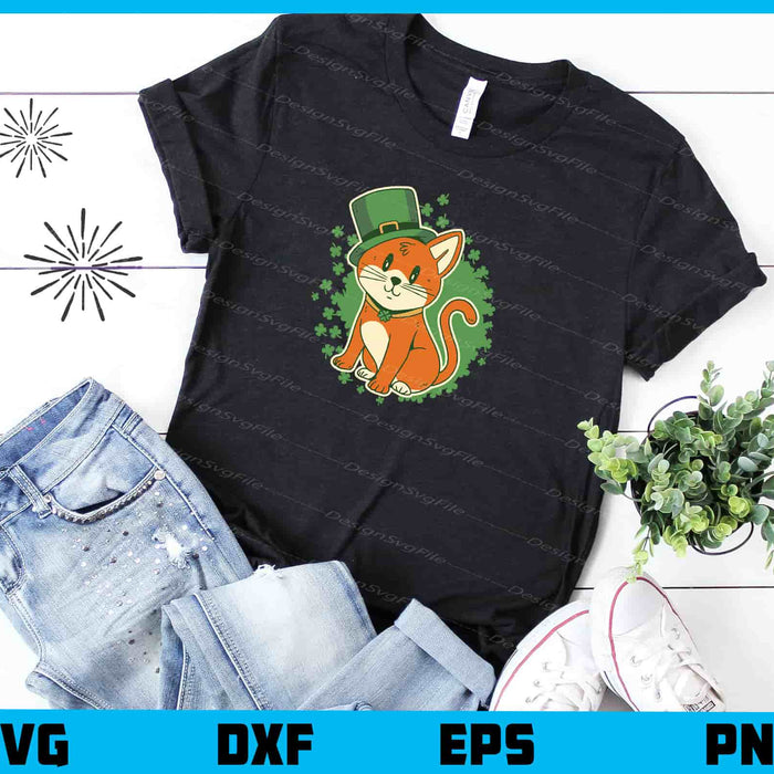 Cat Animal Irish Funny Svg Cutting Printable File  - Premium Cutting Files in SVG, PNG & EPS Formats - Premium SVG Cutting Files for Crafts