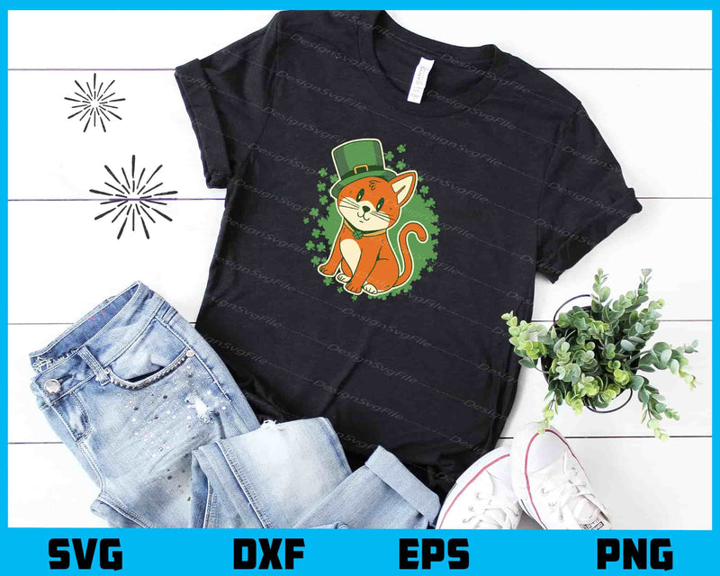 Cat Animal Irish Funny Svg Cutting Printable File  - Premium Cutting Files in SVG, PNG & EPS Formats - Premium SVG Cutting Files for Crafts