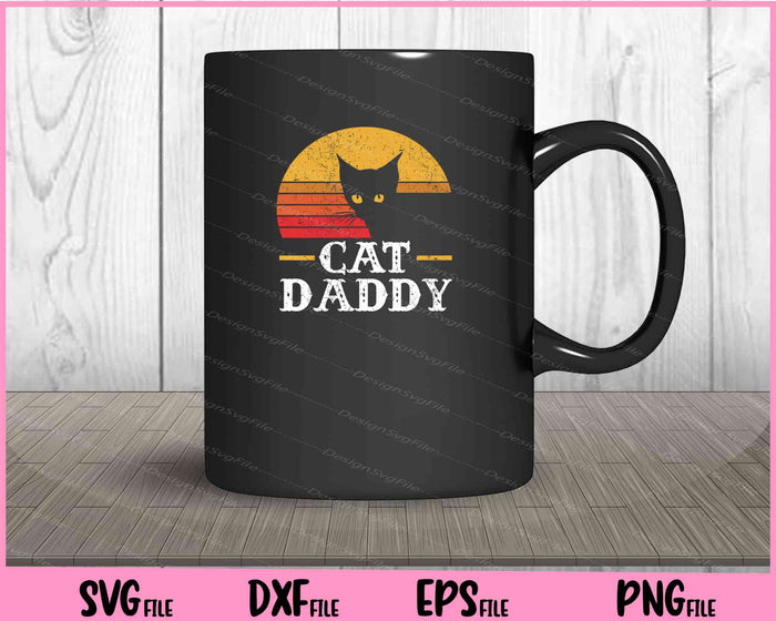 Cat Daddy father day Svg Cutting Printable File  - Premium Cutting Files in SVG, PNG & EPS Formats - Premium SVG Cutting Files for Crafts