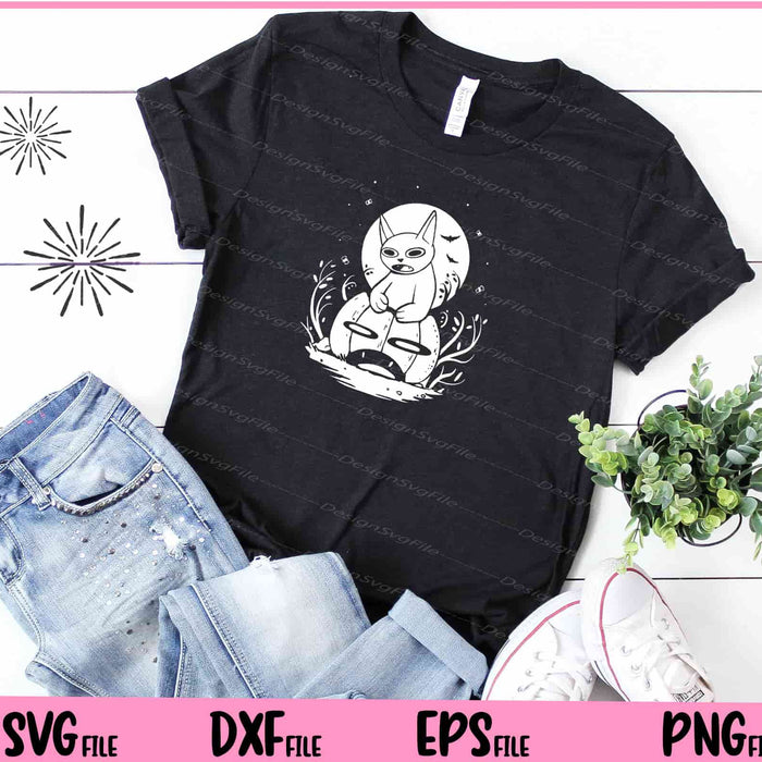 Cat In Jack Lantern Halloween Tote Bag Svg Cutting Printable Files  - Premium Cutting Files in SVG, PNG & EPS Formats - Premium SVG Cutting Files for Crafts