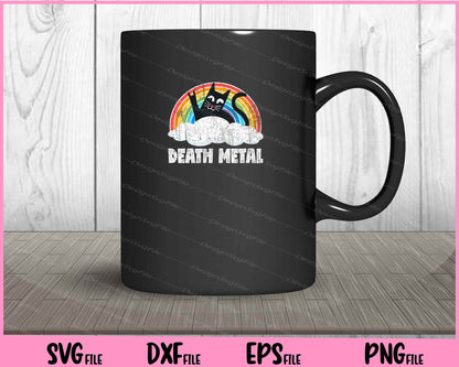 Cat Rainbow Heavy Metal Band Kids Goth Svg Cutting Printable Files  - Premium Cutting Files in SVG, PNG & EPS Formats - Premium SVG Cutting Files for Crafts