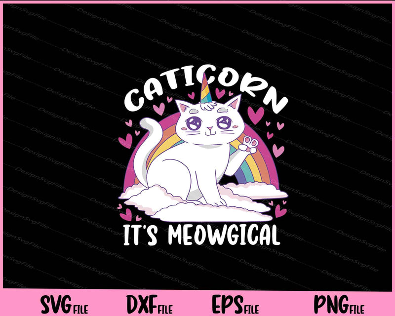 Caticorn I’ts Meowgical svg