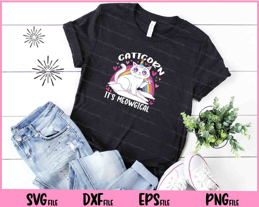 Caticorn I’ts Meowgical Svg Cutting Printable Files  - Premium Cutting Files in SVG, PNG & EPS Formats - Premium SVG Cutting Files for Crafts