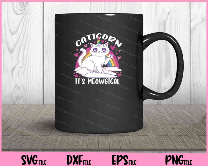 Caticorn I’ts Meowgical Svg Cutting Printable Files  - Premium Cutting Files in SVG, PNG & EPS Formats - Premium SVG Cutting Files for Crafts