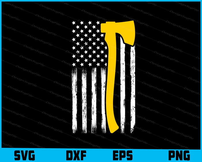 American Flag Bundle SVG, Lumberjack PNG