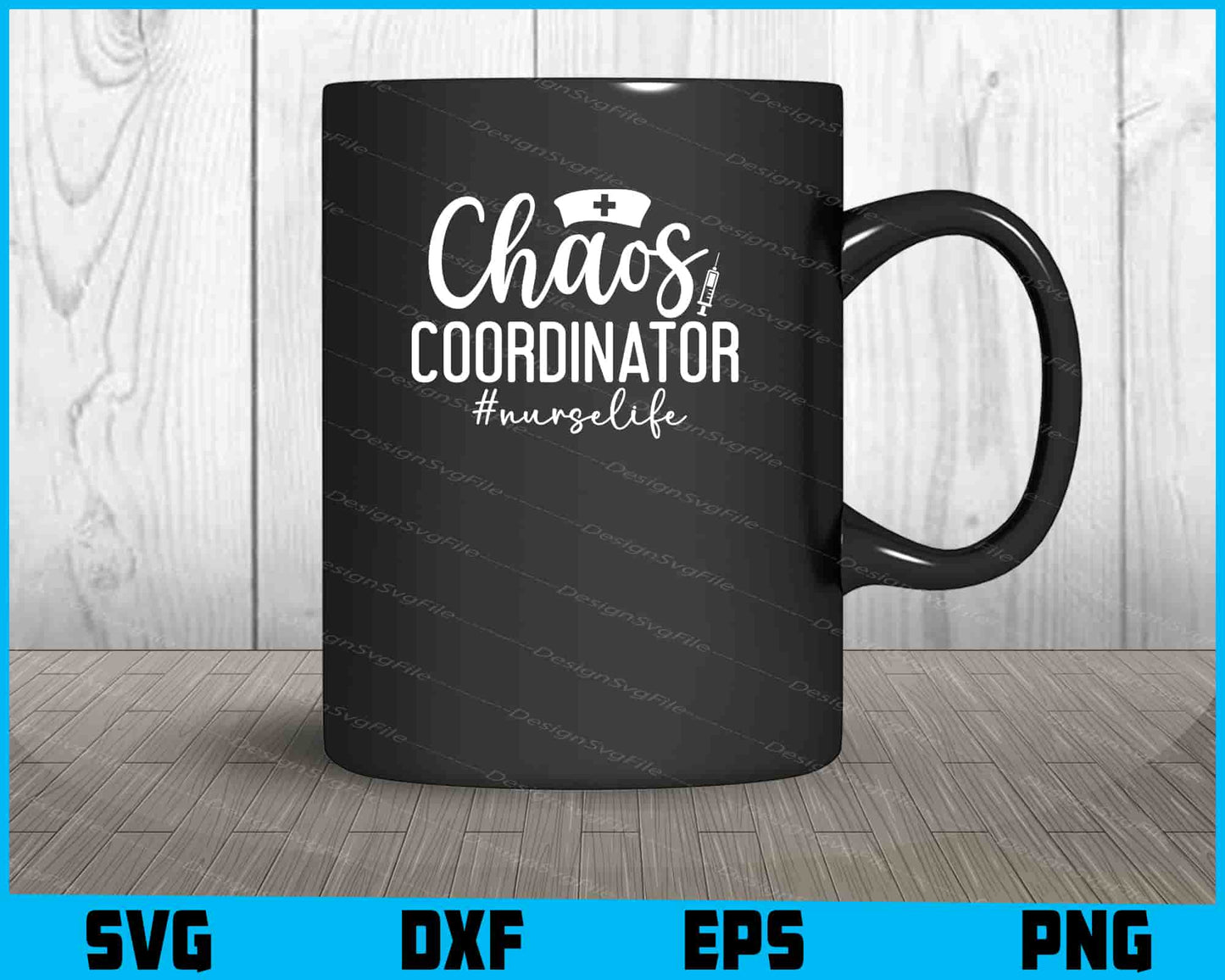 Chaos Coordinator #Nurselife Svg Png Dxf Digital Cutting File  - Premium Cutting Files in SVG, PNG & EPS Formats - Premium SVG Cutting Files for Crafts