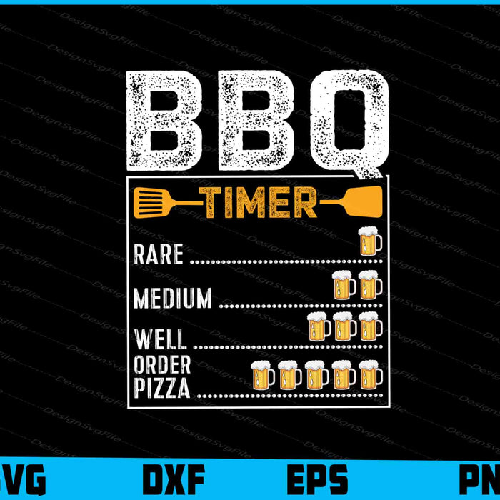 Chef BBQ Nutrition Facts SVG PNG File