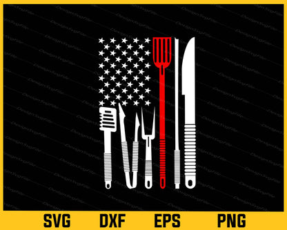 Chef Independence Day American Flag Svg Cutting Printable File  - Premium Cutting Files in SVG, PNG & EPS Formats - Premium SVG Cutting Files for Crafts