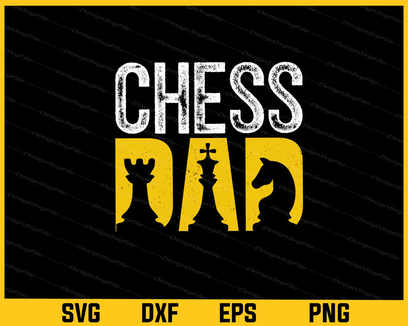 Chess Dad Father Day svg