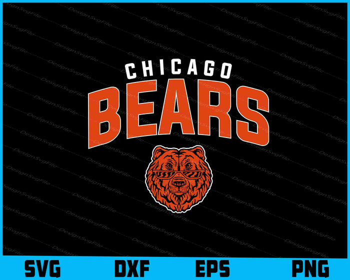 Chicago Bears Vintage SVG, Animals PNG