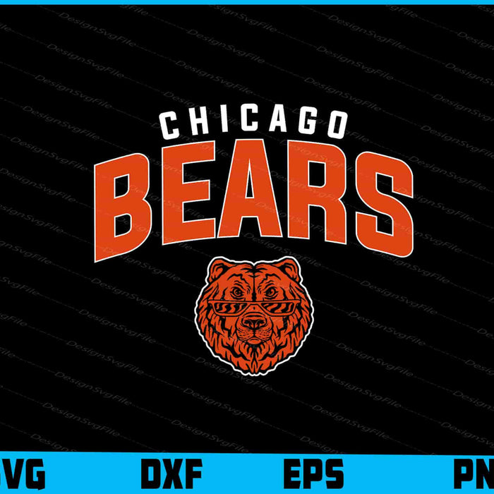 Chicago Bears Vintage SVG, Animals PNG