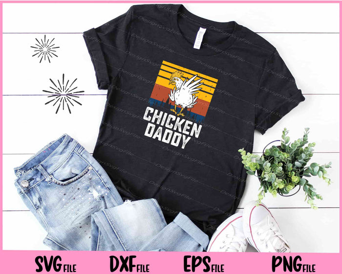 Chicken Daddy father day Svg Cutting Printable Files  - Premium Cutting Files in SVG, PNG & EPS Formats - Premium SVG Cutting Files for Crafts
