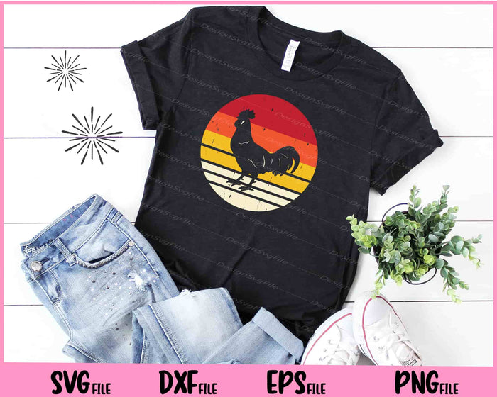 Chicken vintage Svg Cutting Printable Files  - Premium Cutting Files in SVG, PNG & EPS Formats - Premium SVG Cutting Files for Crafts