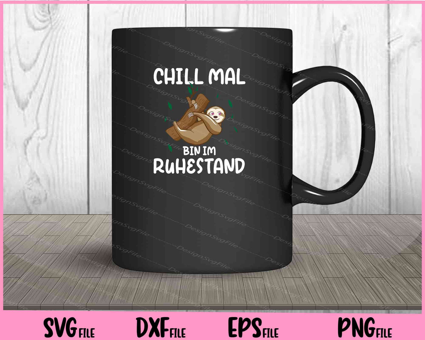 Chill Mal, Bin Im Ruhestand Svg Cutting Printable Files  - Premium Cutting Files in SVG, PNG & EPS Formats - Premium SVG Cutting Files for Crafts