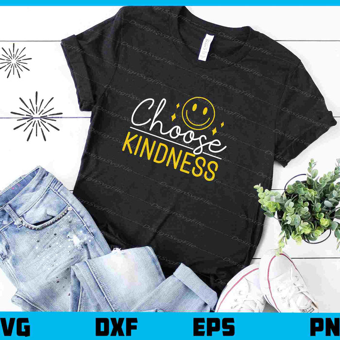 Choose Kindness Svg Cutting Printable File  - Premium Cutting Files in SVG, PNG & EPS Formats - Premium SVG Cutting Files for Crafts
