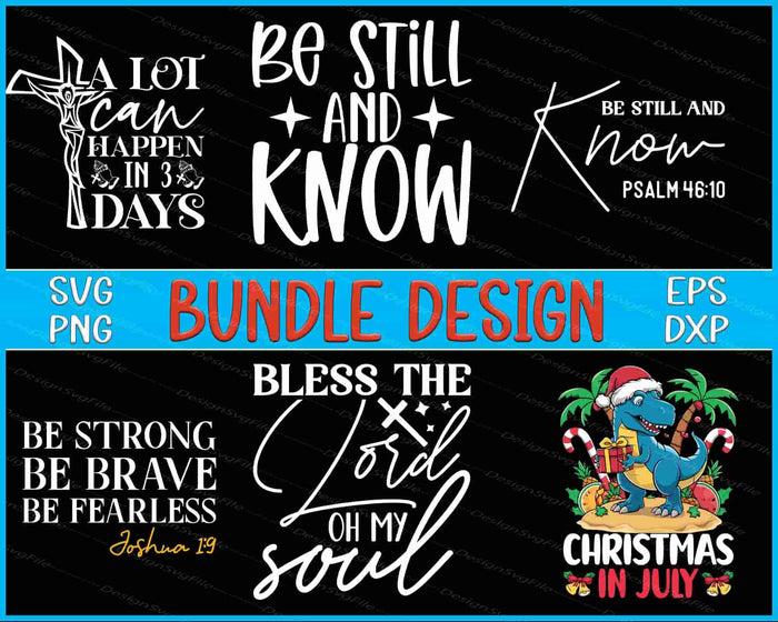 Christian Bundle SVG Christmas PNG