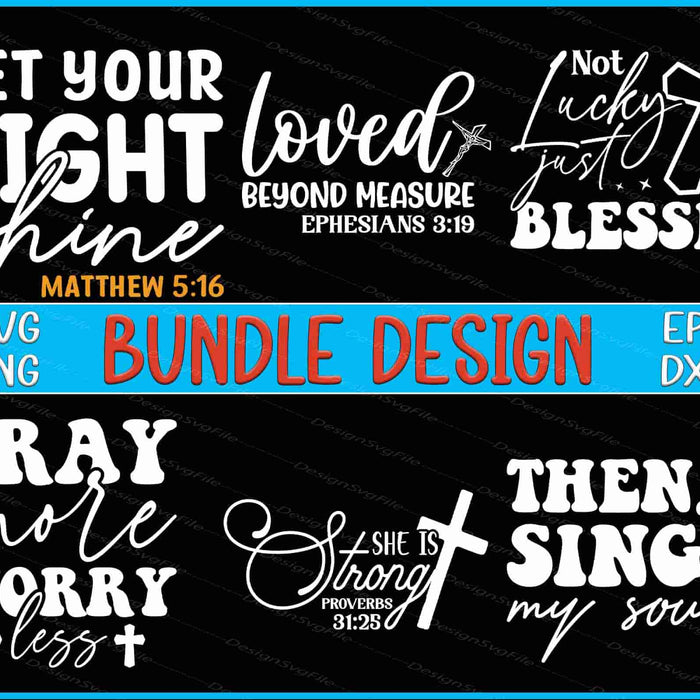 Christian Bundle SVG Loved Beyond PNG