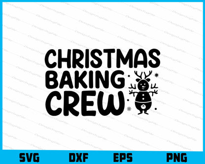 Christmas Baking Crew SVG