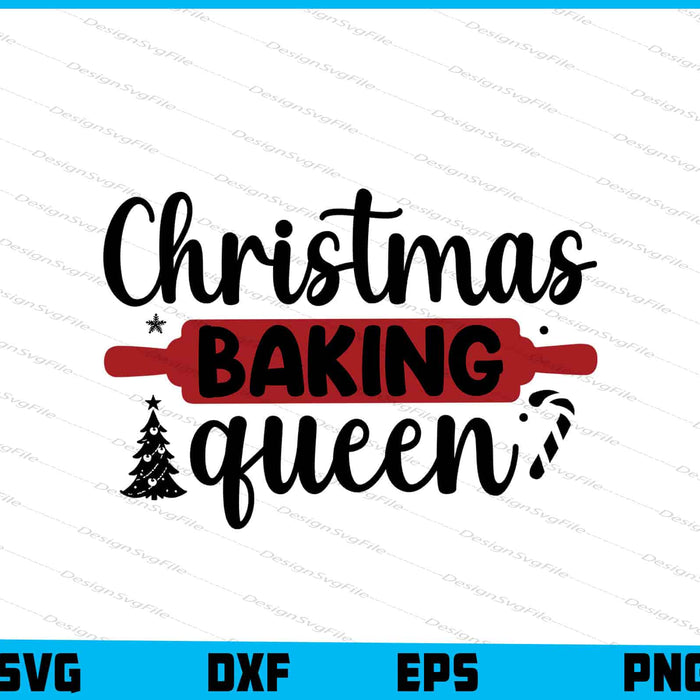 Christmas Baking Queen SVG