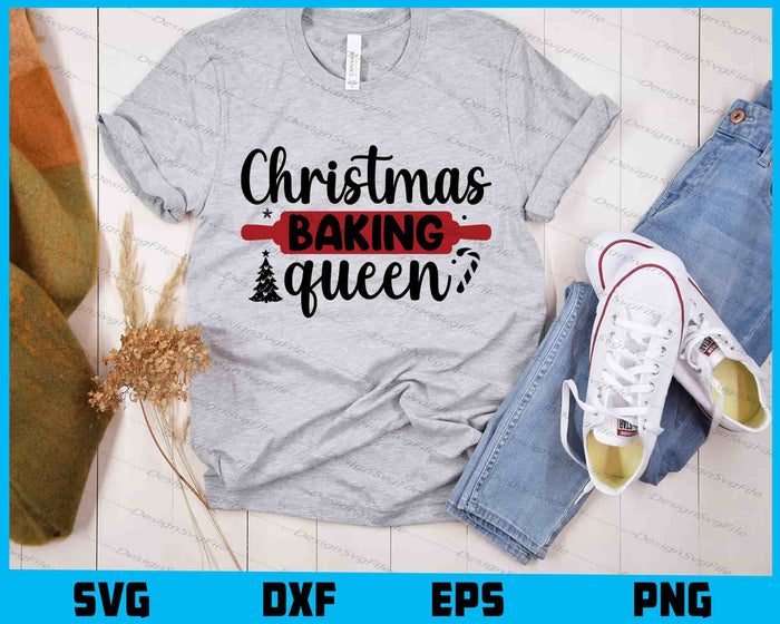 Christmas Baking Queen SVG