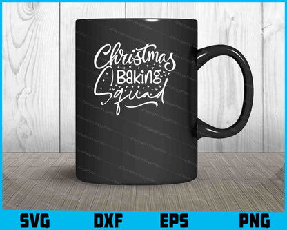 Christmas Baking Squad Svg Png Design Cut Files  - Premium Cutting Files in SVG, PNG & EPS Formats - Premium SVG Cutting Files for Crafts