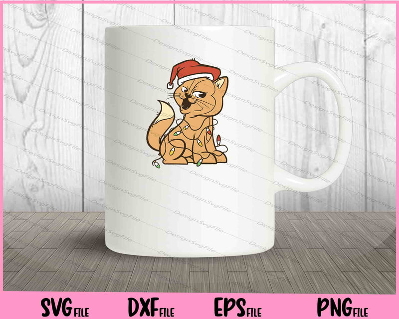 Christmas Cat Animal Funny mug
