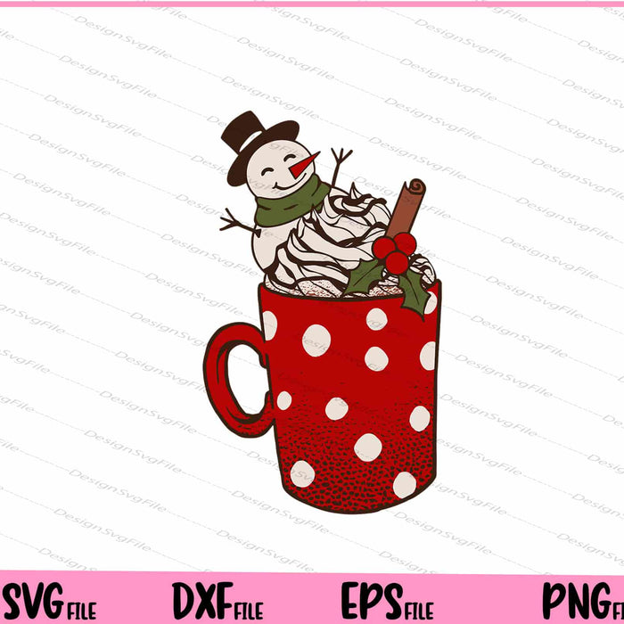 Christmas Coffee Cups Winter Holiday Svg Cutting Printable Files  - Premium Cutting Files in SVG, PNG & EPS Formats - Premium SVG Cutting Files for Crafts