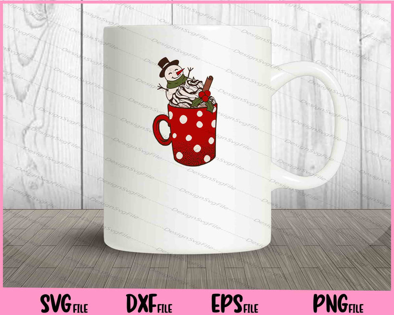 Christmas Coffee Cups Winter Holiday Svg Cutting Printable Files  - Premium Cutting Files in SVG, PNG & EPS Formats - Premium SVG Cutting Files for Crafts